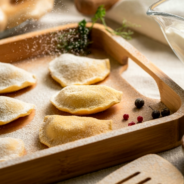 Вареники с картофелем и груздями (П/Ф)