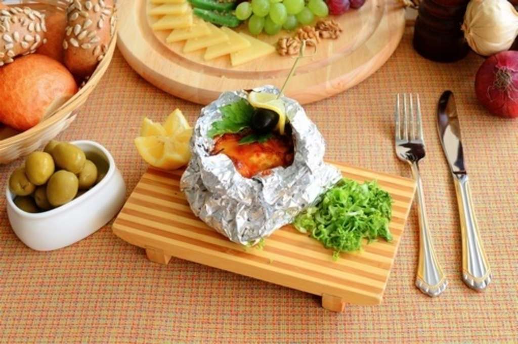 Сёмга в фольге