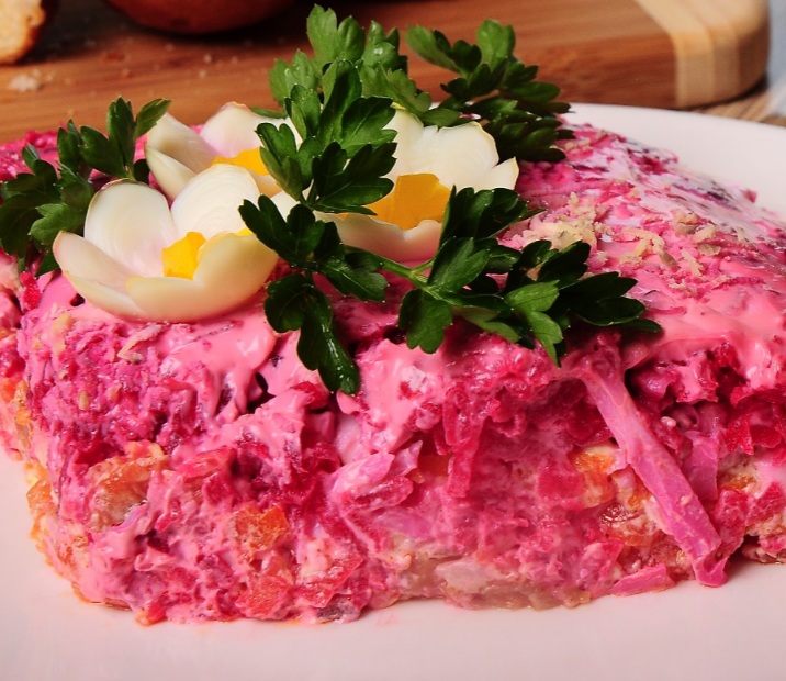 Салат "Сёмга под шубой"